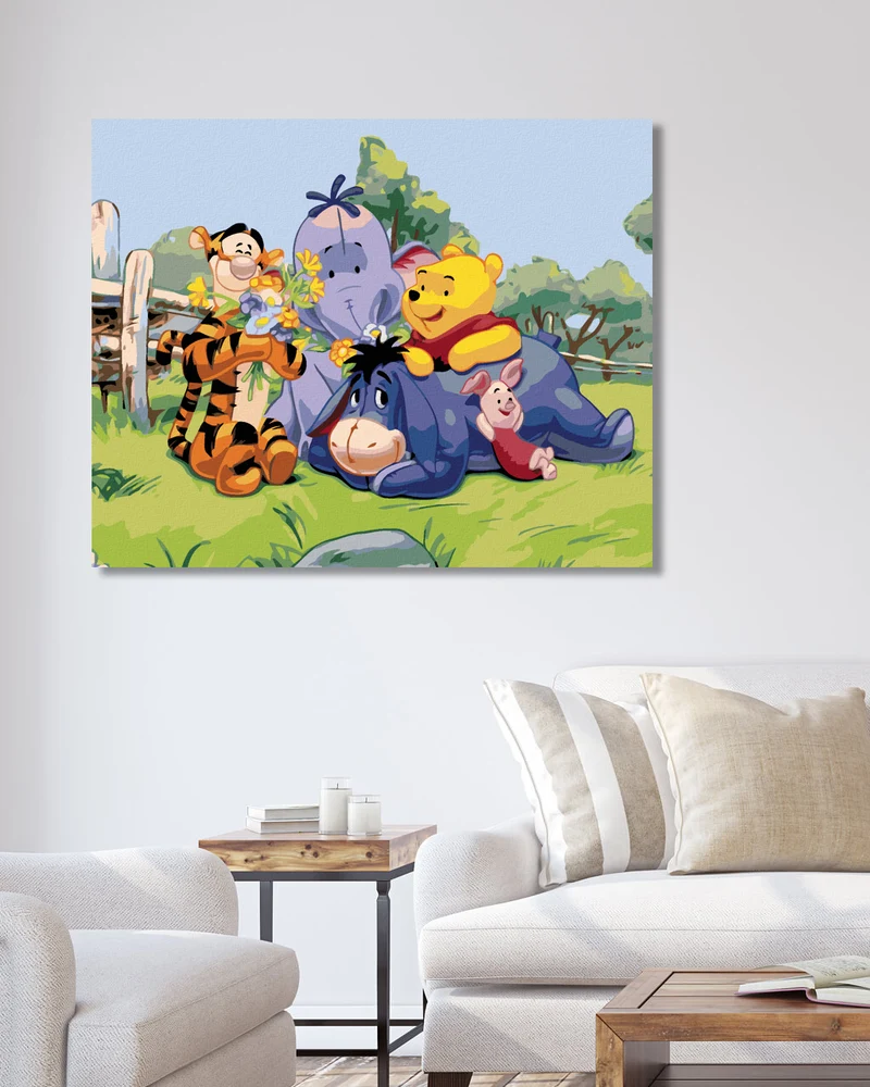 Diamond painting - WINNIE PUUH UND SEINE FREUNDE