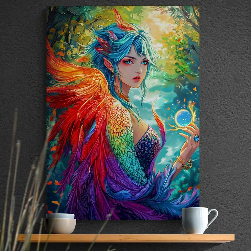 5D Diamond Painting – Celestias Flügelzauber