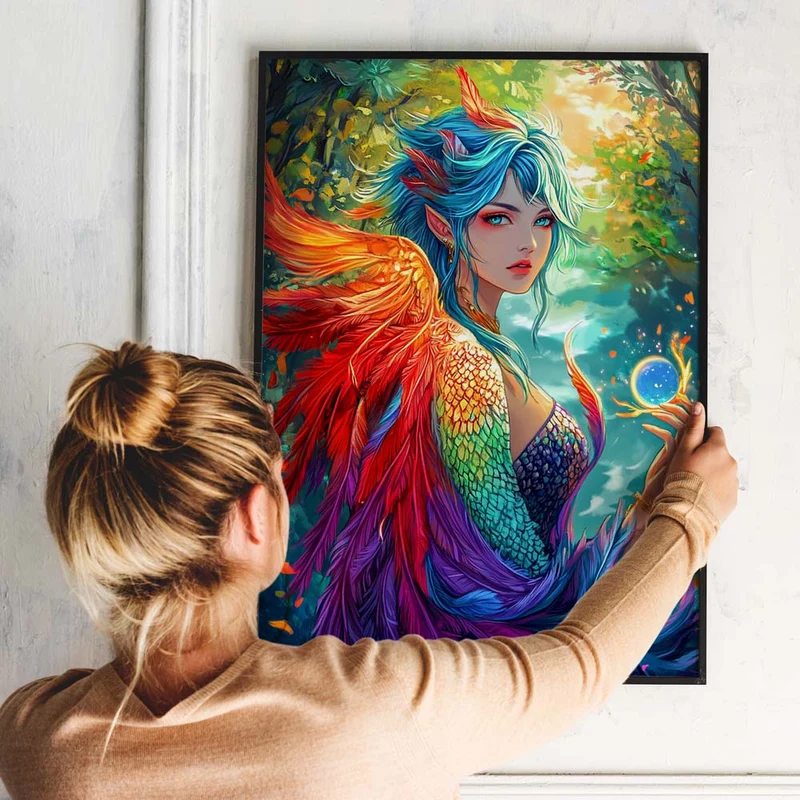 5D Diamond Painting – Celestias Flügelzauber