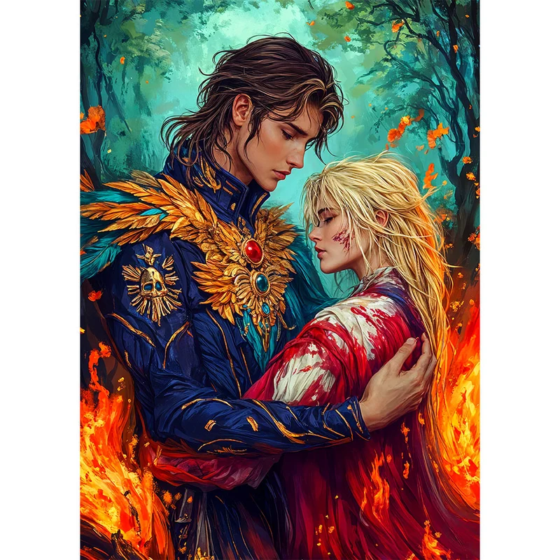 5D Diamond Painting – Vereint im Feuer