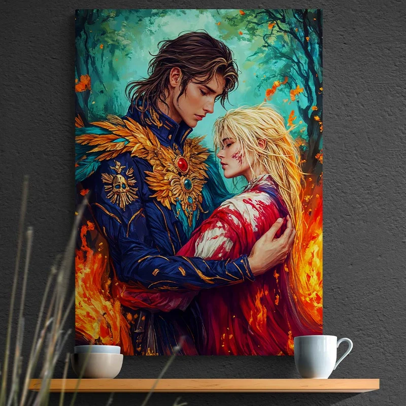 5D Diamond Painting – Vereint im Feuer