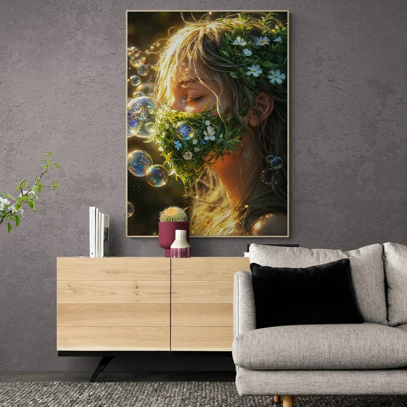 5D Diamond Painting – Natürliche Eleganz im Sonnenlicht
