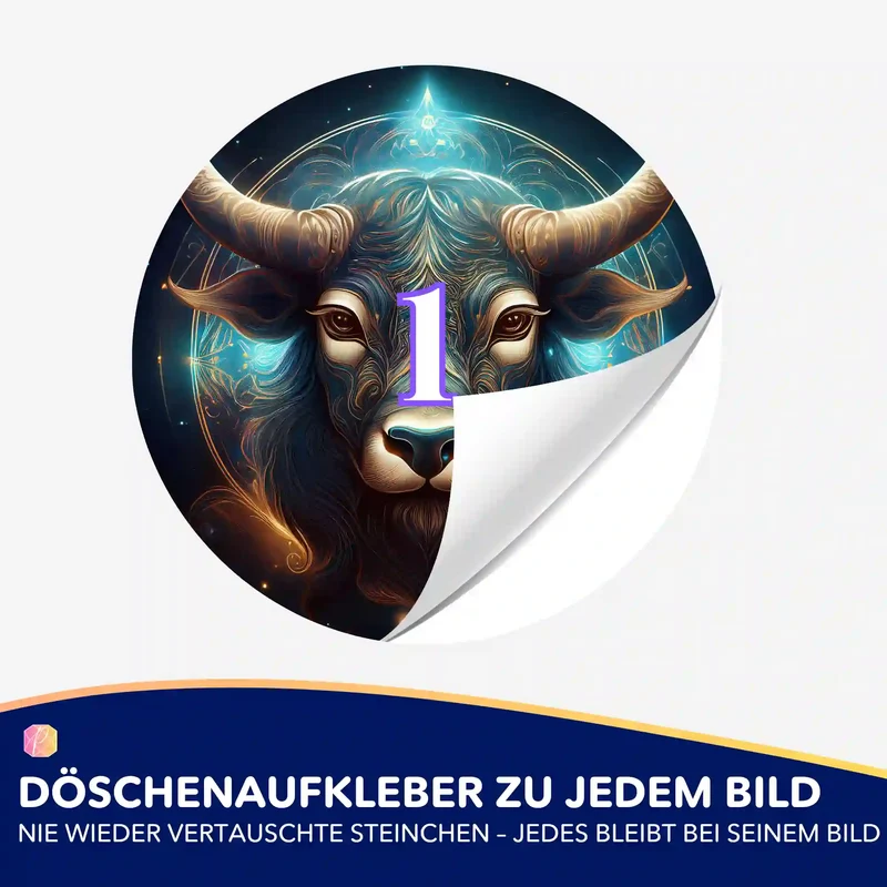 Döschenaufkleber - Sternzeichen Stier "Limited Edition"