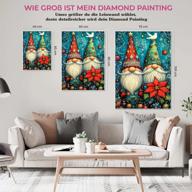 5D Diamond Painting – Die Weihnachtswichtel