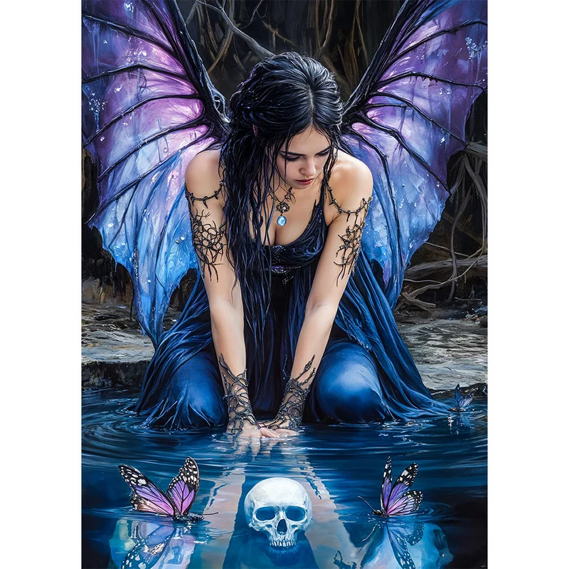 5D Diamond Painting – Die düstere Fee des Mondsees