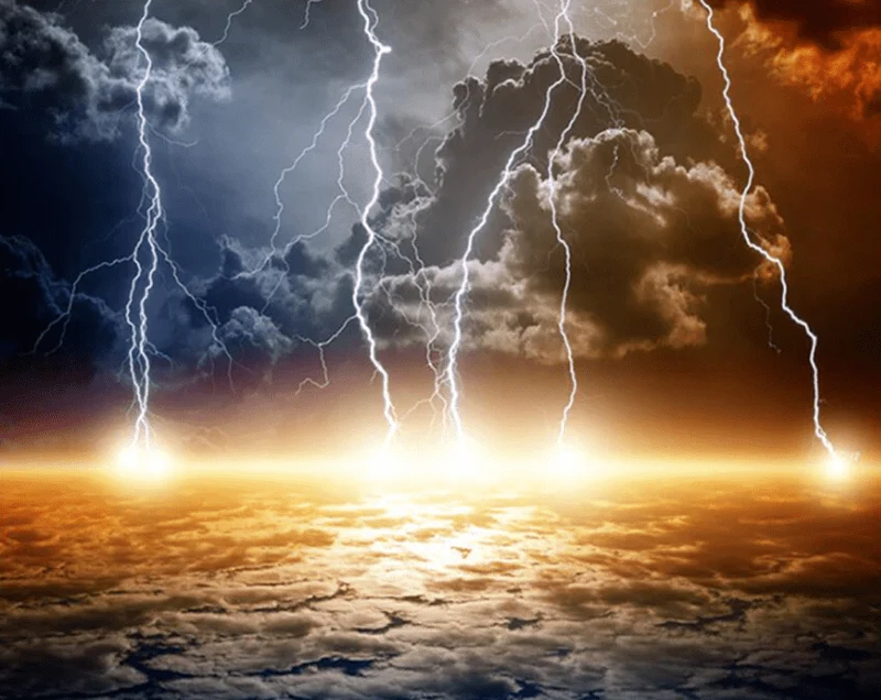 Gewitter über dem Meer - 5D DIY Diamond Painting