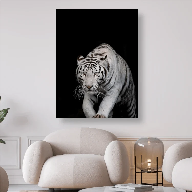 Fast weisser Tiger - 5D DIY Diamond Painting