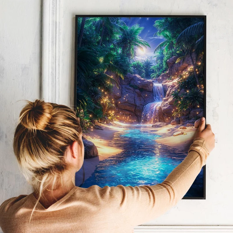5D Diamond Painting – Magische Tropenoase