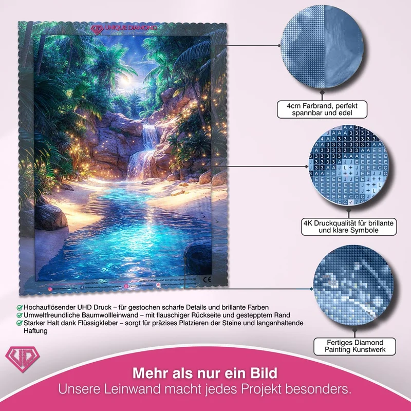 5D Diamond Painting – Magische Tropenoase