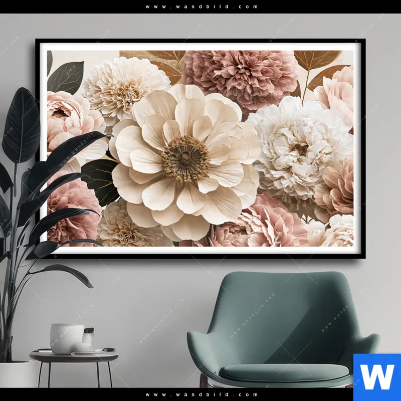 Poster | Rosé Garden | Querformat