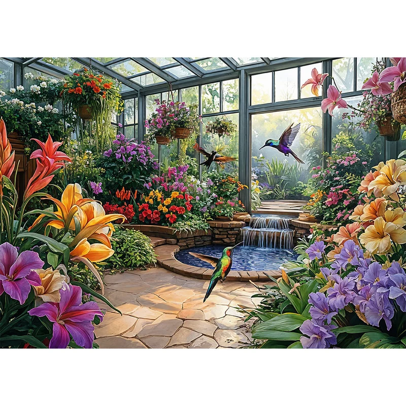 5D Diamond Painting – Das Paradies des Kolibris