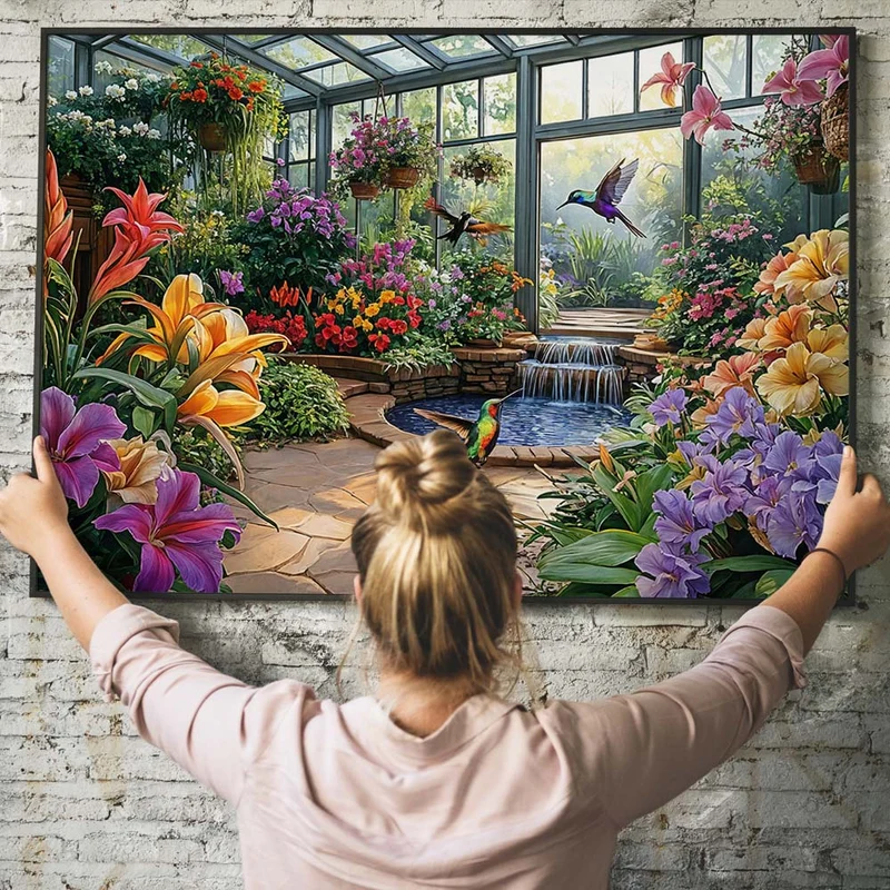 5D Diamond Painting – Das Paradies des Kolibris