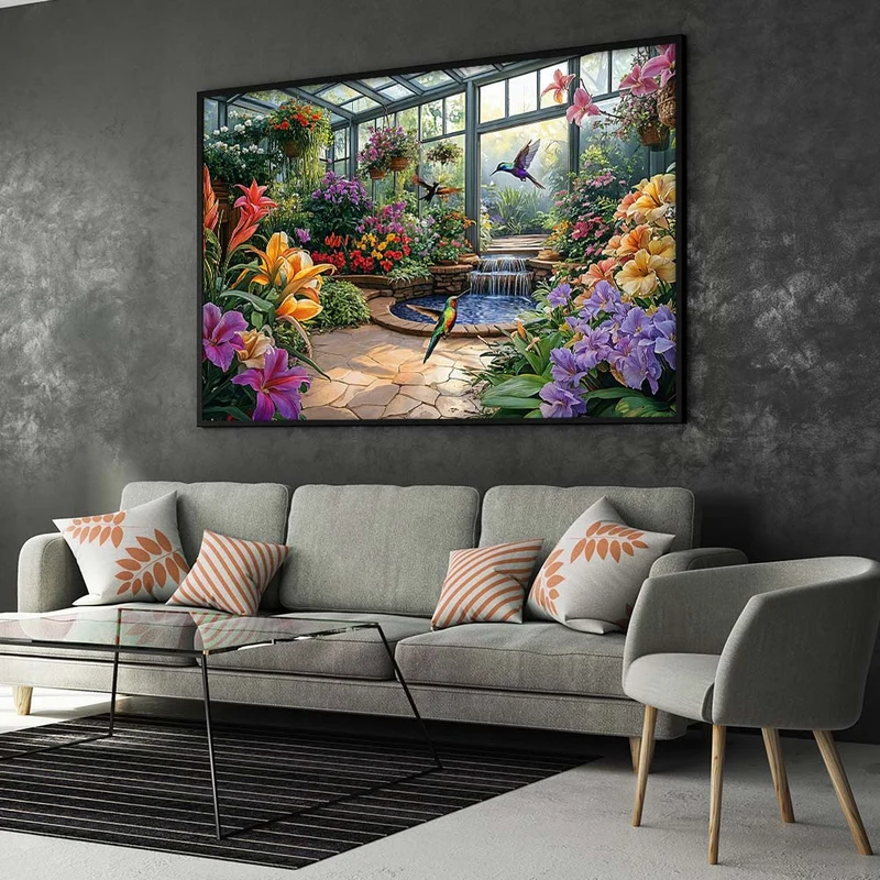 5D Diamond Painting – Das Paradies des Kolibris