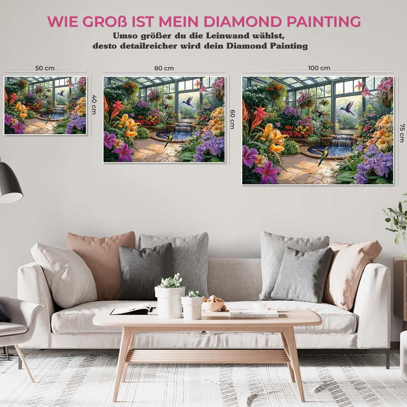 5D Diamond Painting – Das Paradies des Kolibris