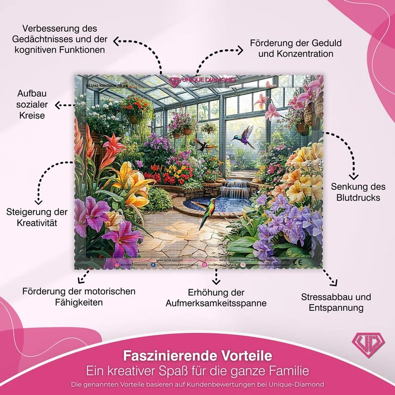 5D Diamond Painting – Das Paradies des Kolibris