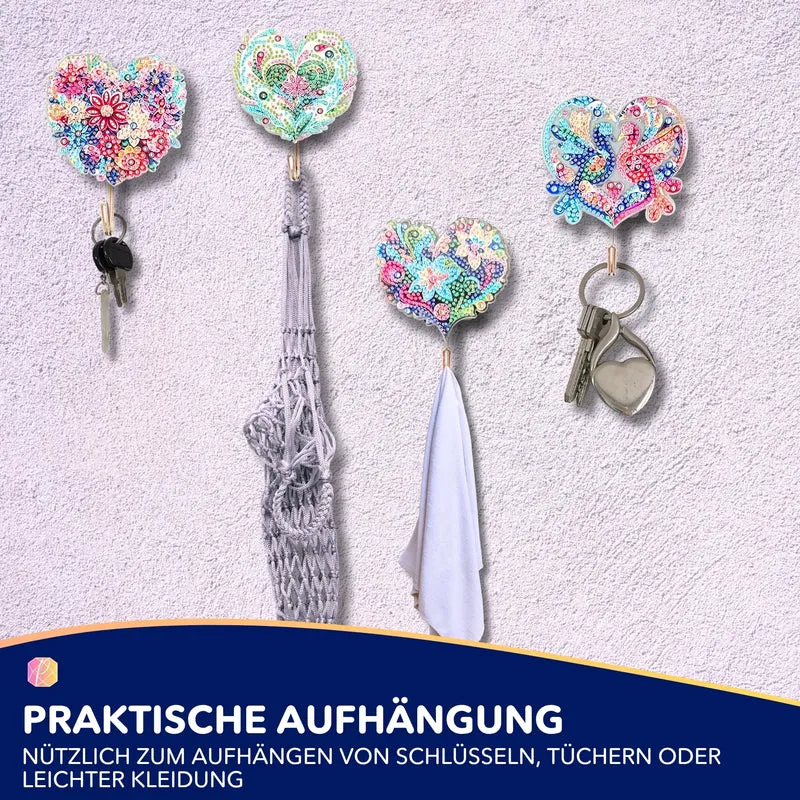 Diamond Painting Wandhaken Mosaikherzen