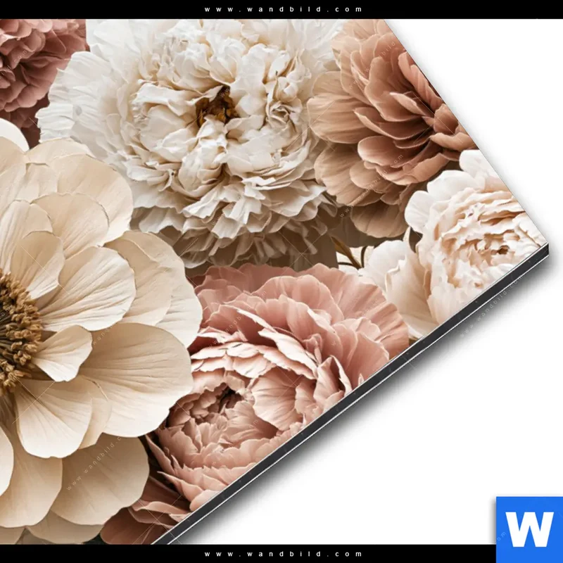 Alu-Dibond Bild | Rosé Garden | Querformat