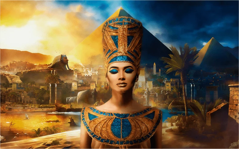 Kleopatra Pharao Ägypten - 5D DIY Diamond Painting