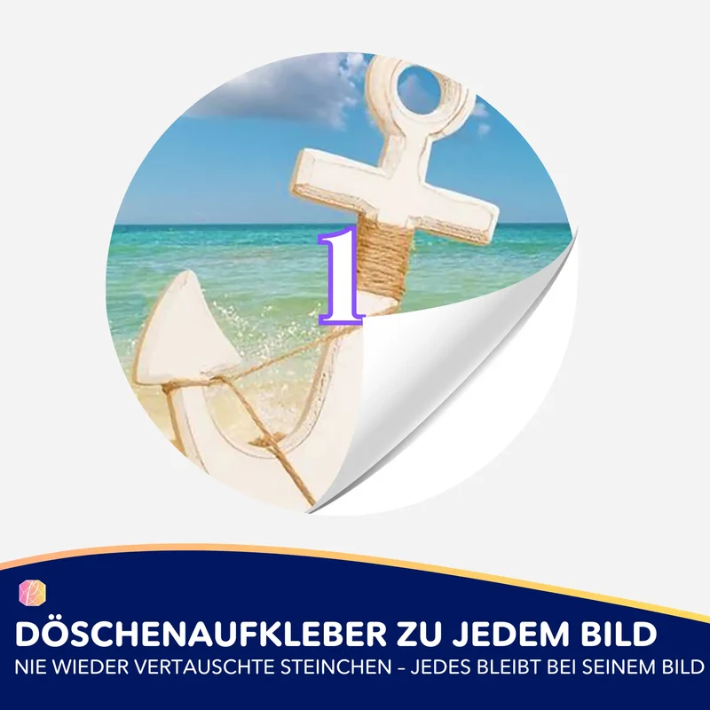 Döschenaufkleber - Anker der Hoffnung