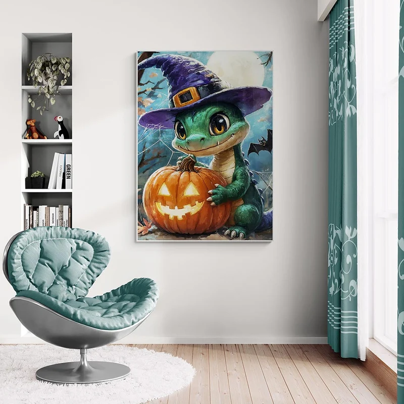 5D Diamond Painting – Der Halloween-Drache