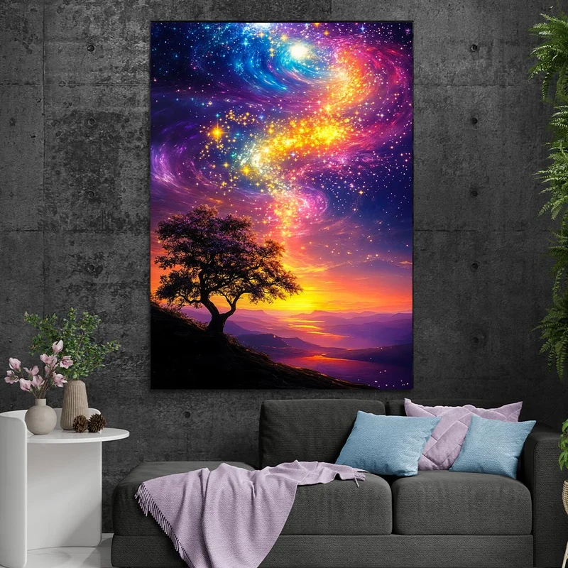 5D Diamond Painting – Der funkelnde Sternenhimmel
