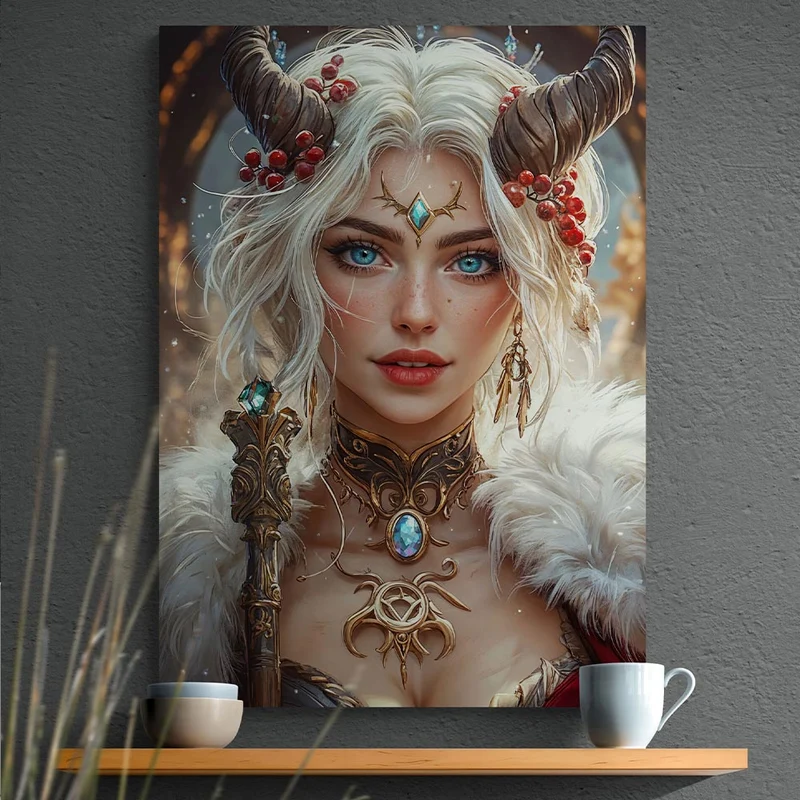5D Diamond Painting – Eiskönigin der Magie
