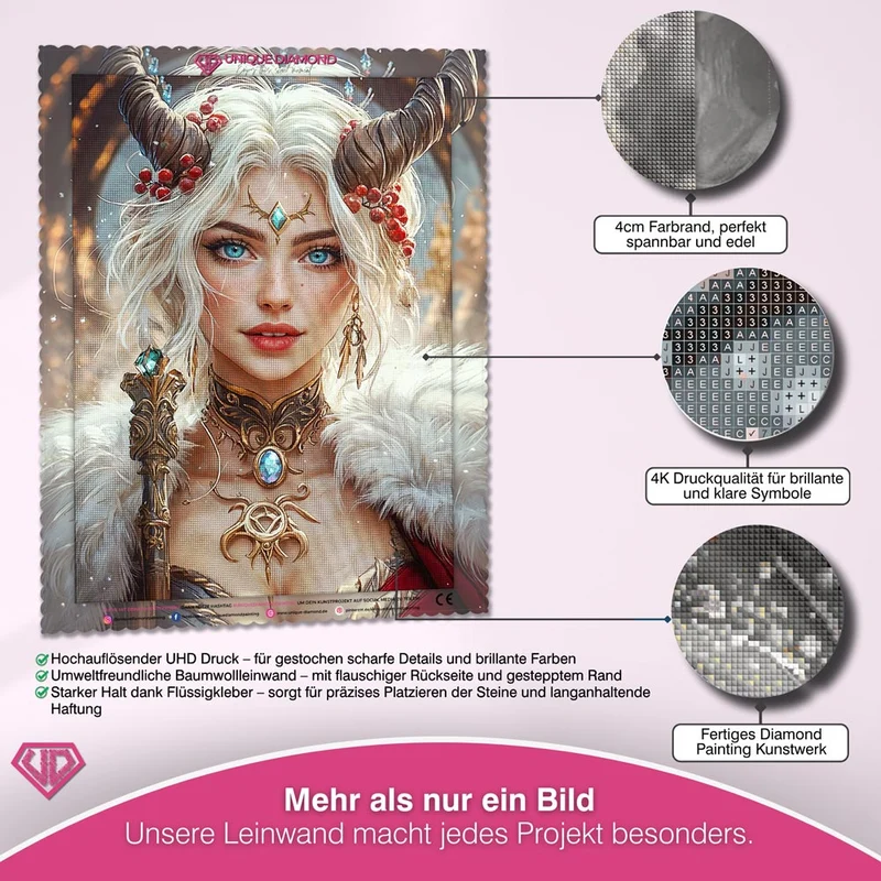5D Diamond Painting – Eiskönigin der Magie
