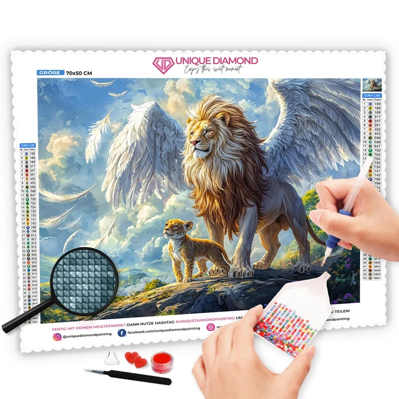 5D Diamond Painting – Himmelswächter