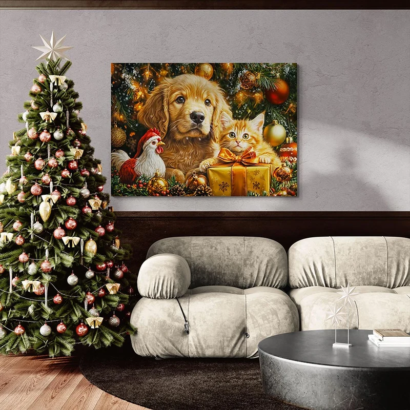 5D Diamond Painting – Weihnachtsfreunde