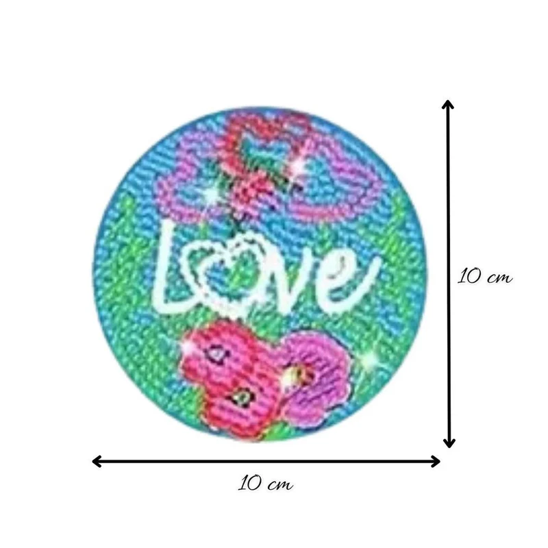 5D Diamond Painting Untersetzer – Inspiration und Positivität