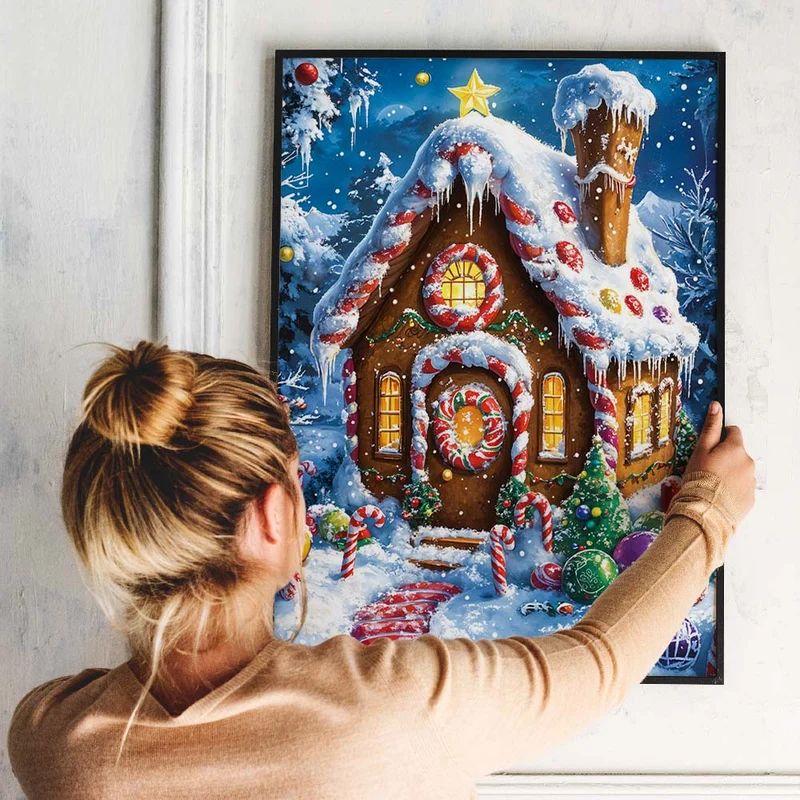 5D Diamond Painting – Das Lebkuchenhaus