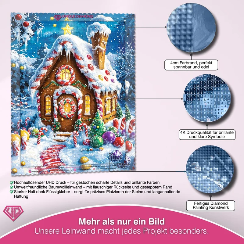 5D Diamond Painting – Das Lebkuchenhaus