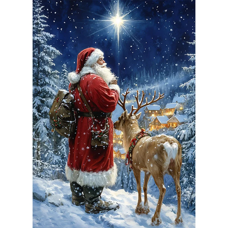 5D Diamond Painting – Der Weihnachtsstern