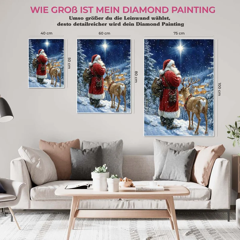 5D Diamond Painting – Der Weihnachtsstern