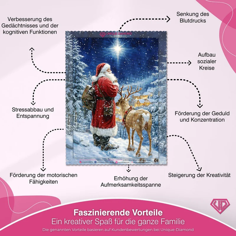 5D Diamond Painting – Der Weihnachtsstern