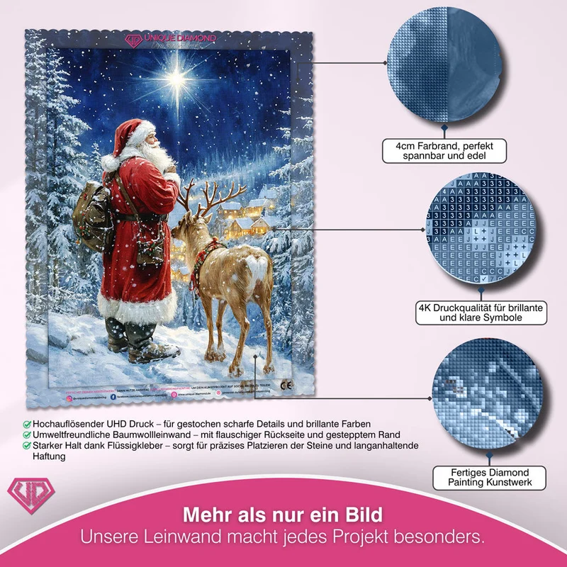 5D Diamond Painting – Der Weihnachtsstern