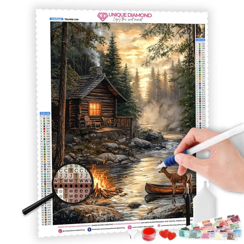 5D Diamond Painting – Die stille Zuflucht