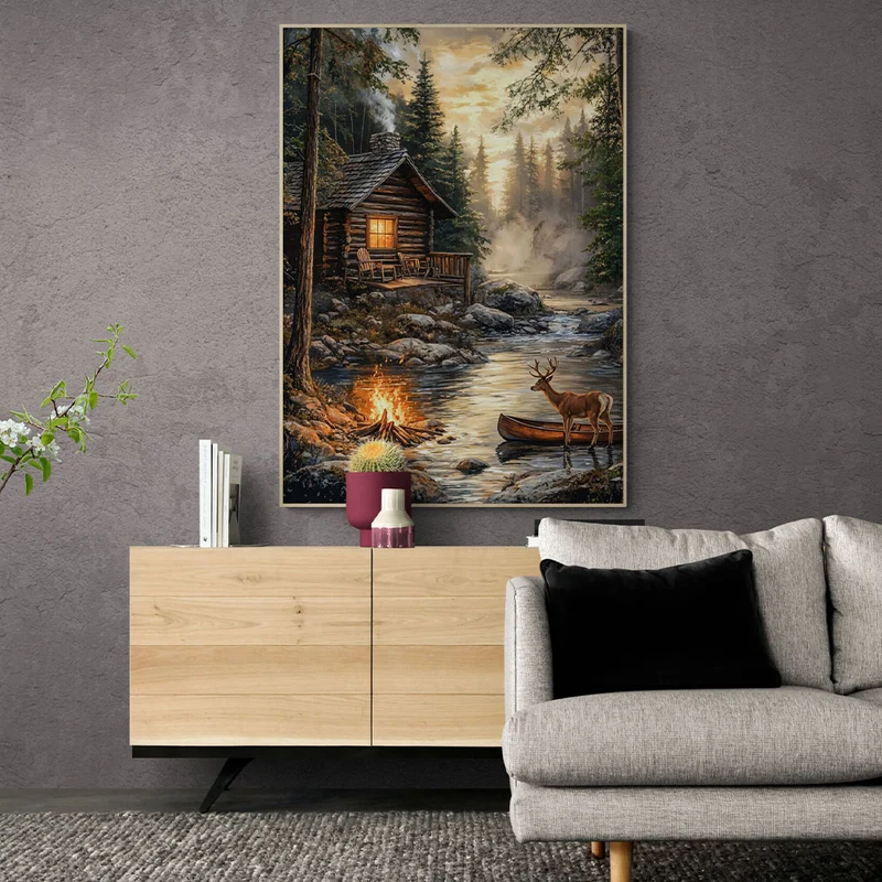 5D Diamond Painting – Die stille Zuflucht
