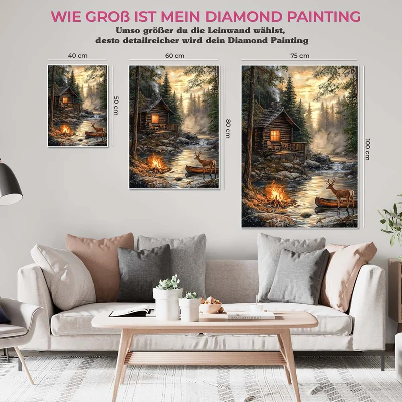 5D Diamond Painting – Die stille Zuflucht