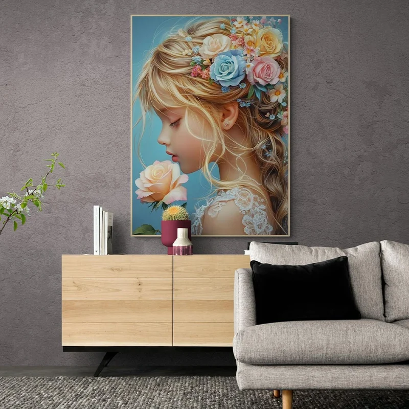 5D Diamond Paintin – Elysas Blumenpoesie