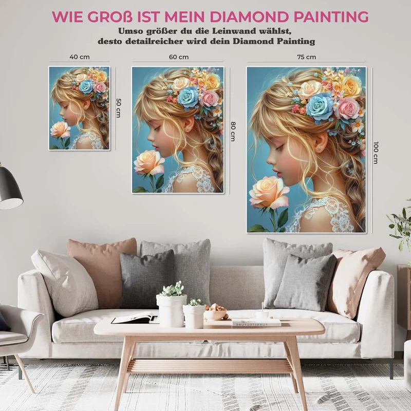 5D Diamond Paintin – Elysas Blumenpoesie
