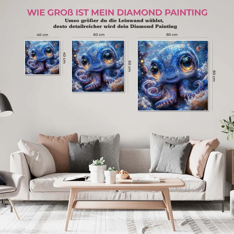 5D Diamond Painting – Ozeanleuchtling