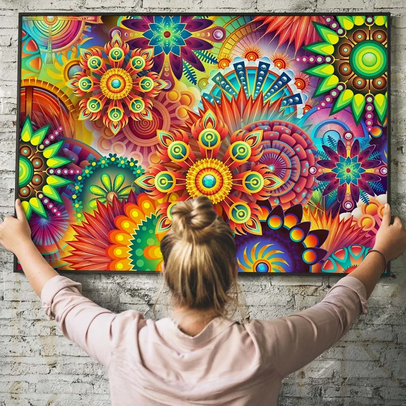 5D Diamond Painting – Mandala Blumen