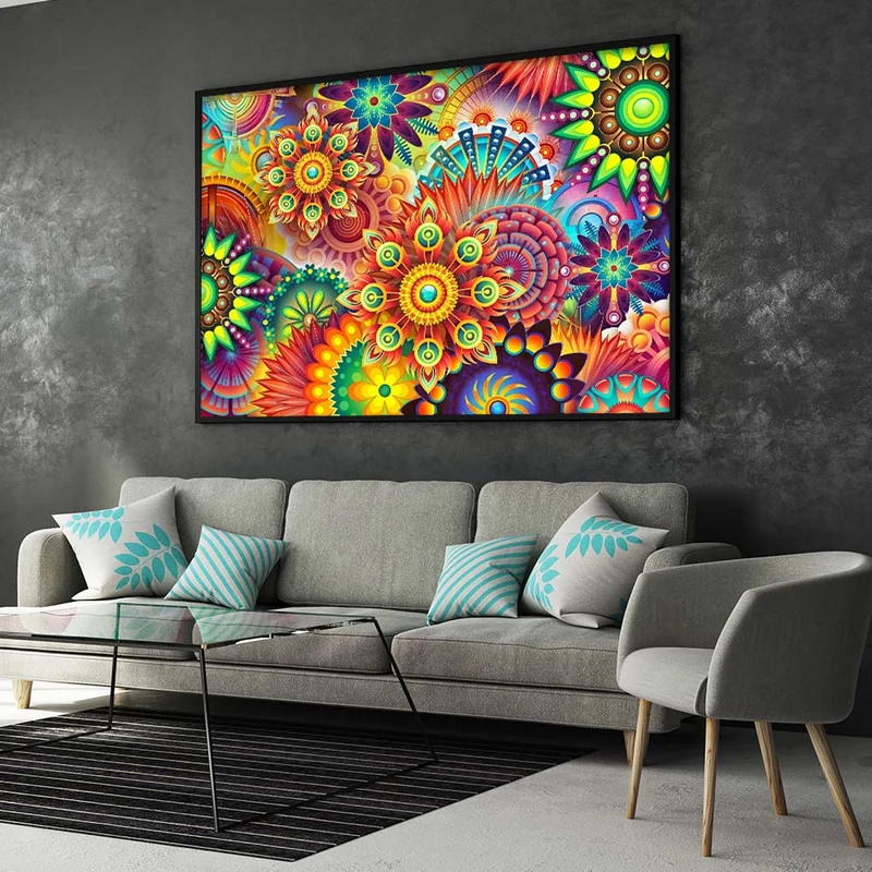 5D Diamond Painting – Mandala Blumen