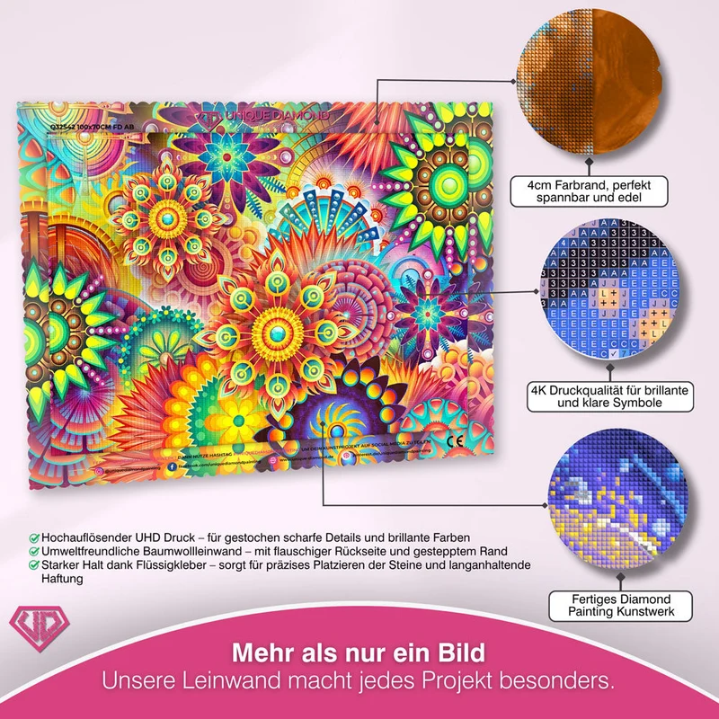 5D Diamond Painting – Mandala Blumen