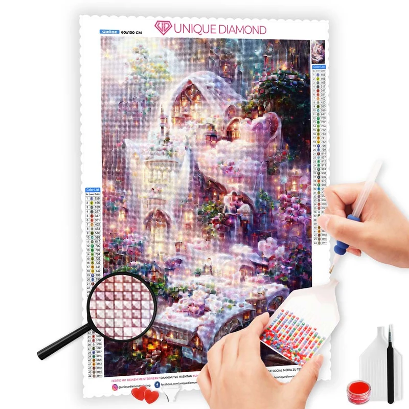 5D Diamond Painting – Märchenschloss