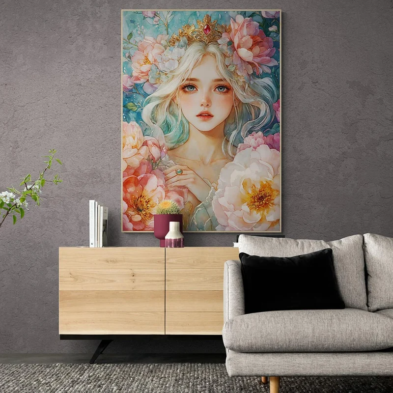 5D Diamond Painting – Königin der Blüten