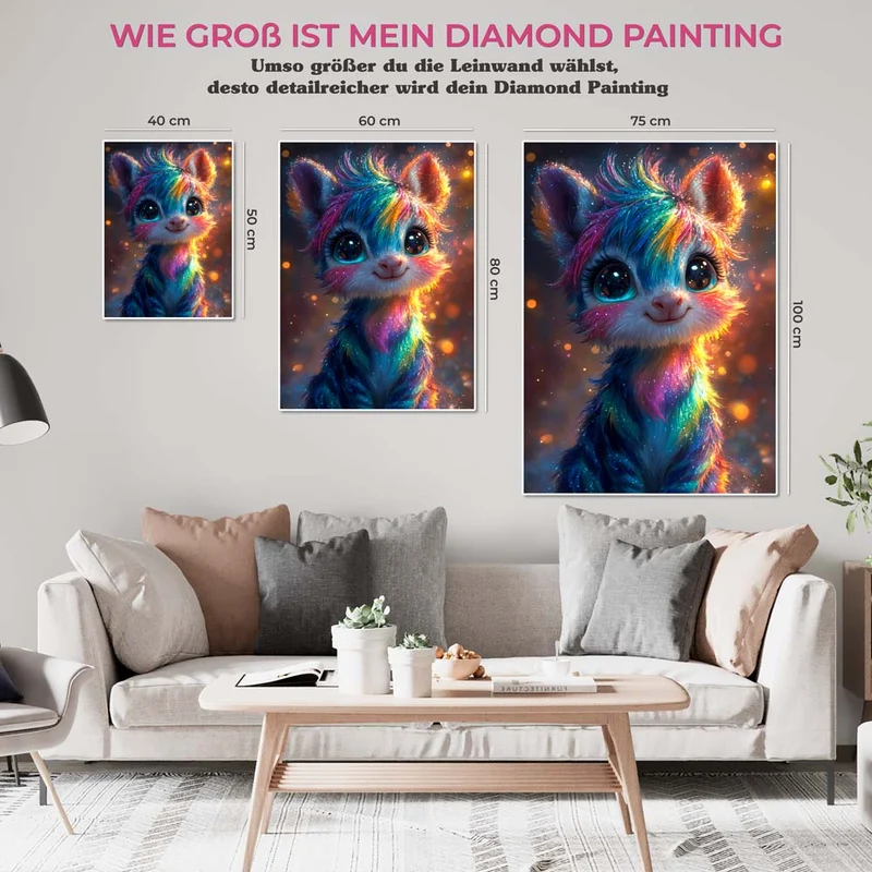 5D Diamond Painting – Regenbogen Lumino