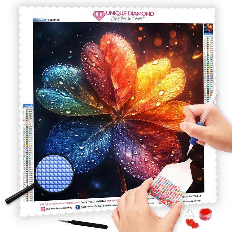5D Diamond Painting – Regenbogentau