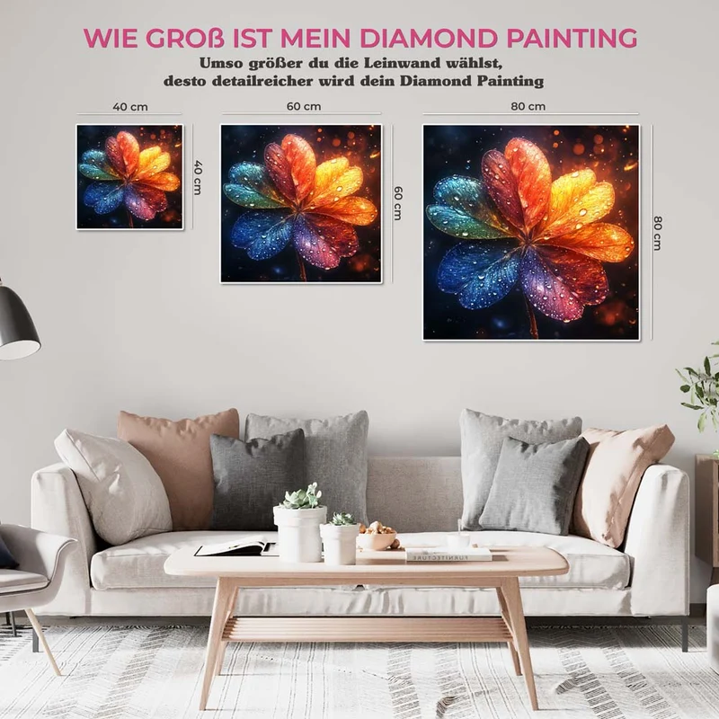 5D Diamond Painting – Regenbogentau